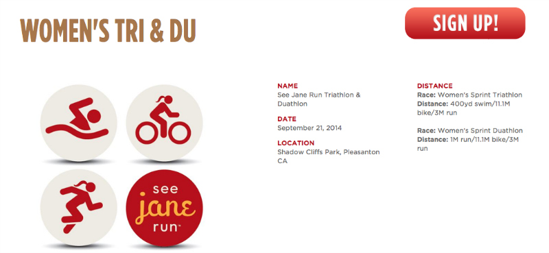 GIVEAWAY: Free entry to the See Jane Run Tri & Du